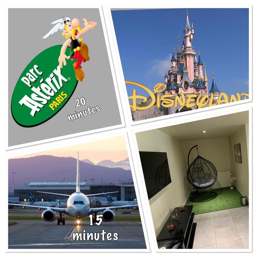 Appartement Cosy Proche Roissy Cdg Asterix Disneyland Paris Goussainville  Buitenkant foto