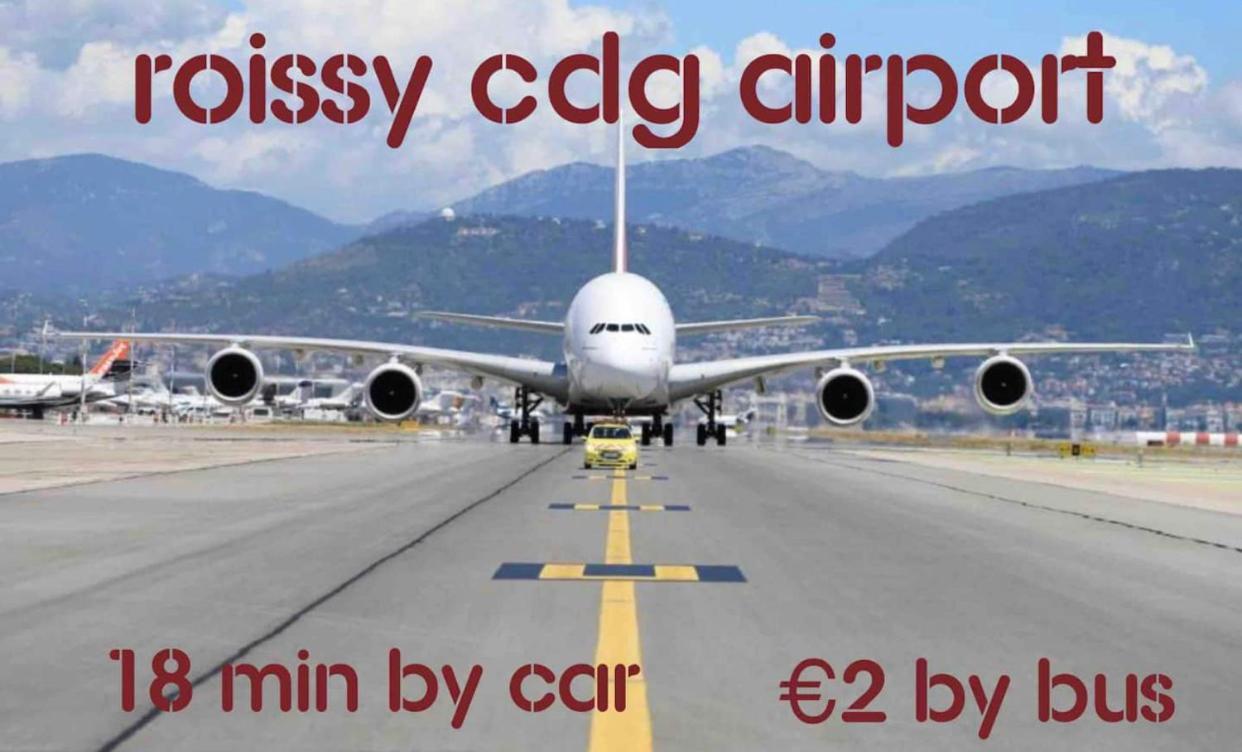 Appartement Cosy Proche Roissy Cdg Asterix Disneyland Paris Goussainville  Buitenkant foto